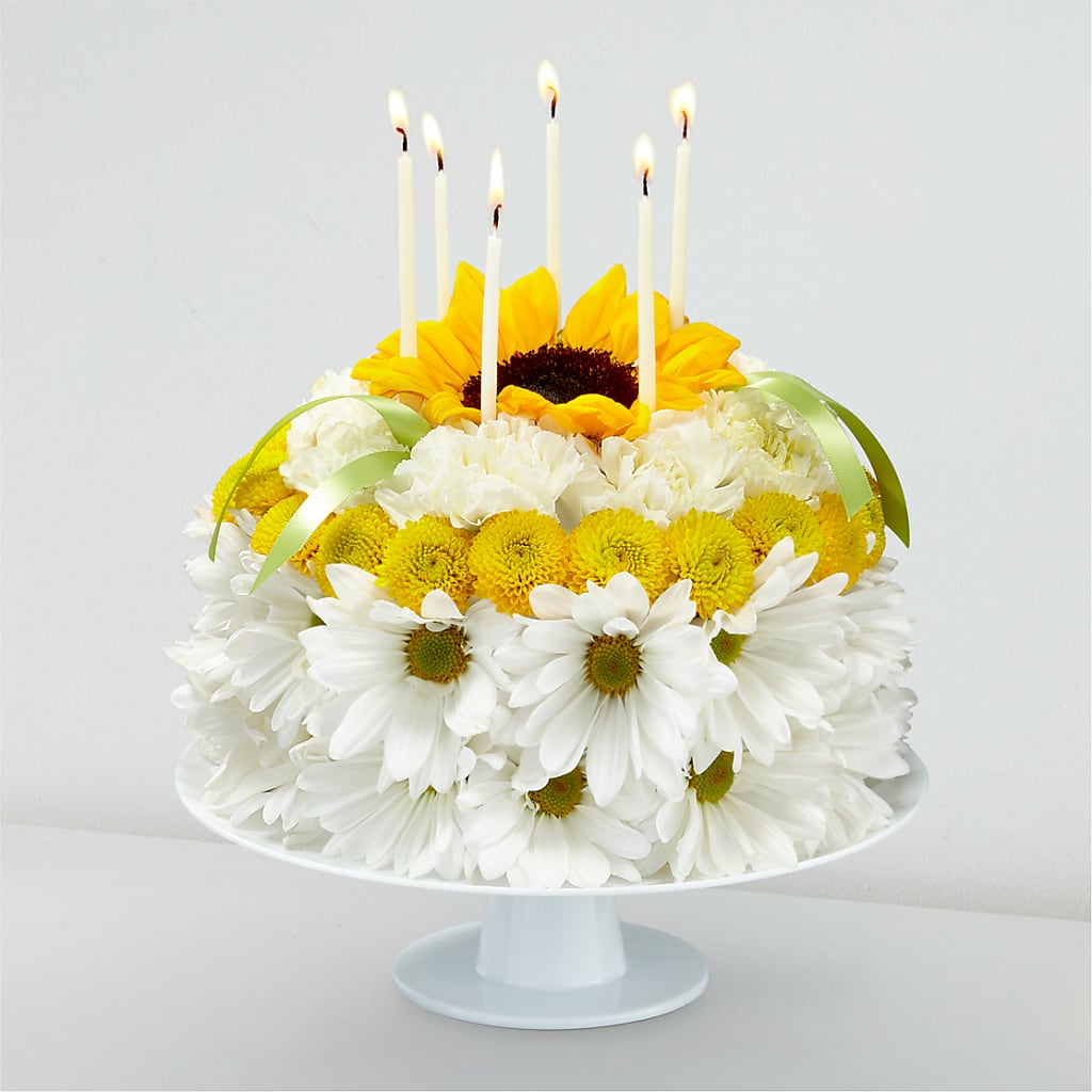 Birthday Smiles Floral Cake – VIVA'S FLOWER SHOP, Framingham MA