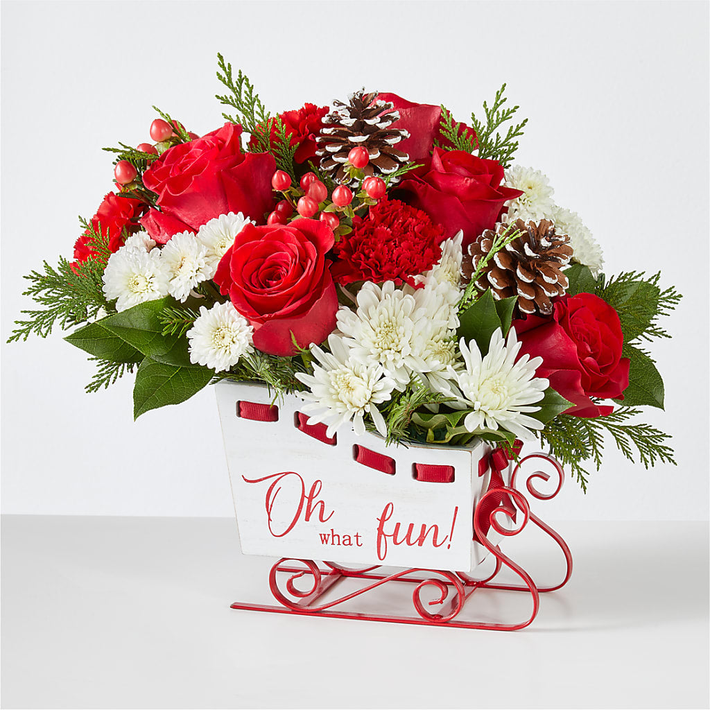 Sleigh Bells Bouquet – VIVA'S FLOWER SHOP, Framingham MA