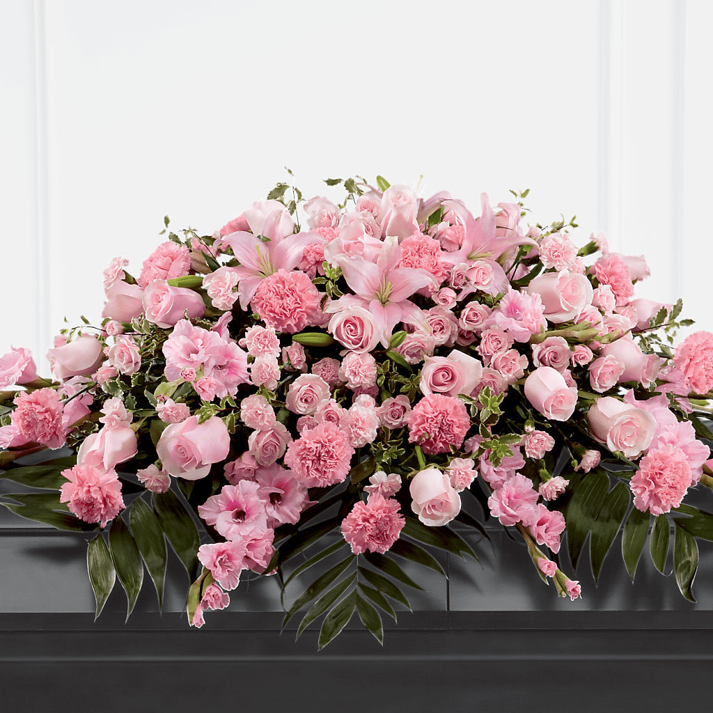 Garden of Comfort Casket Spray (Standard) – VIVA'S FLOWER SHOP, Framingham MA