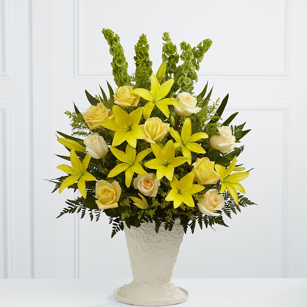 Golden Memories Arrangement – VIVA'S FLOWER SHOP, Framingham MA