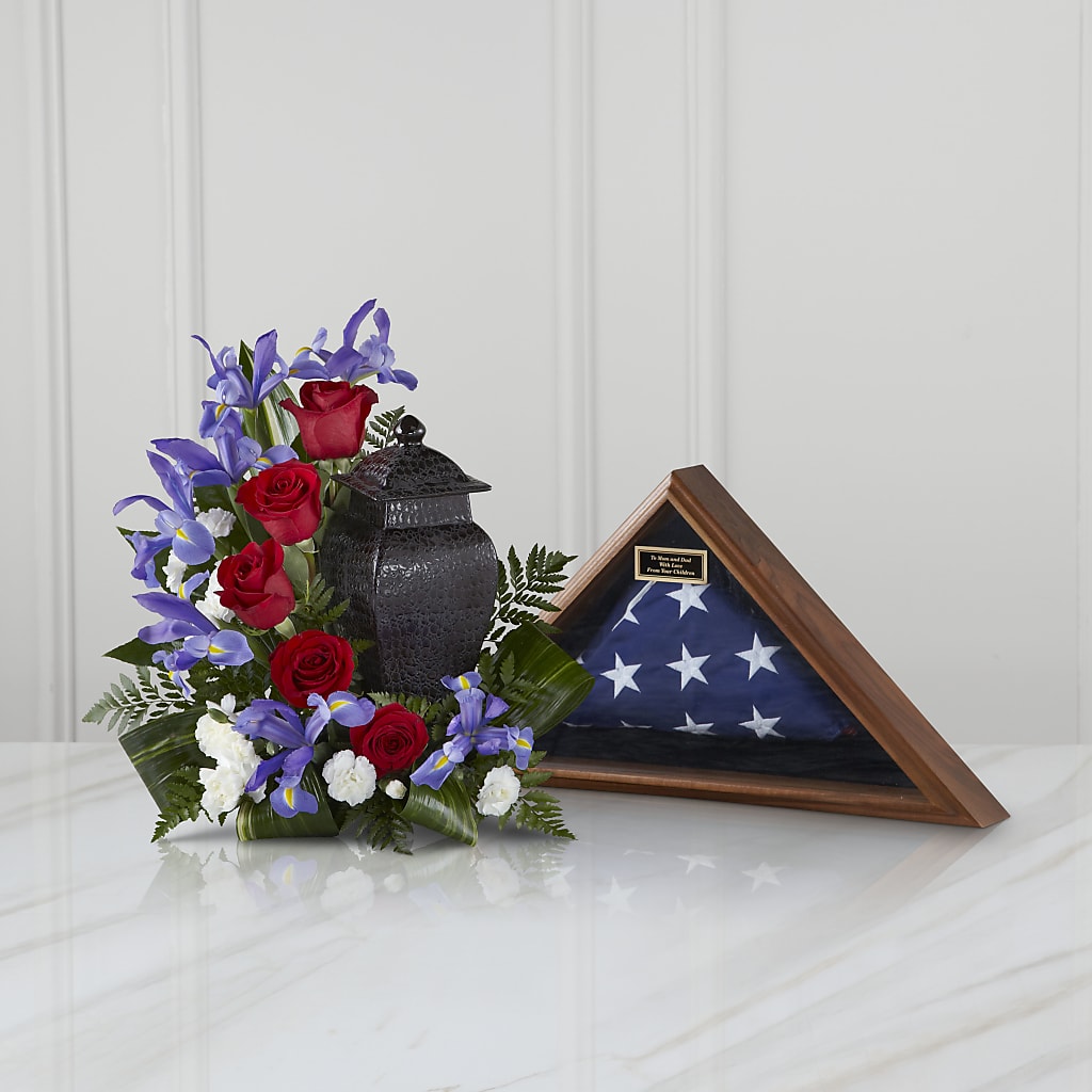 Patriotic Tribute Arrangement – VIVA'S FLOWER SHOP, Framingham MA