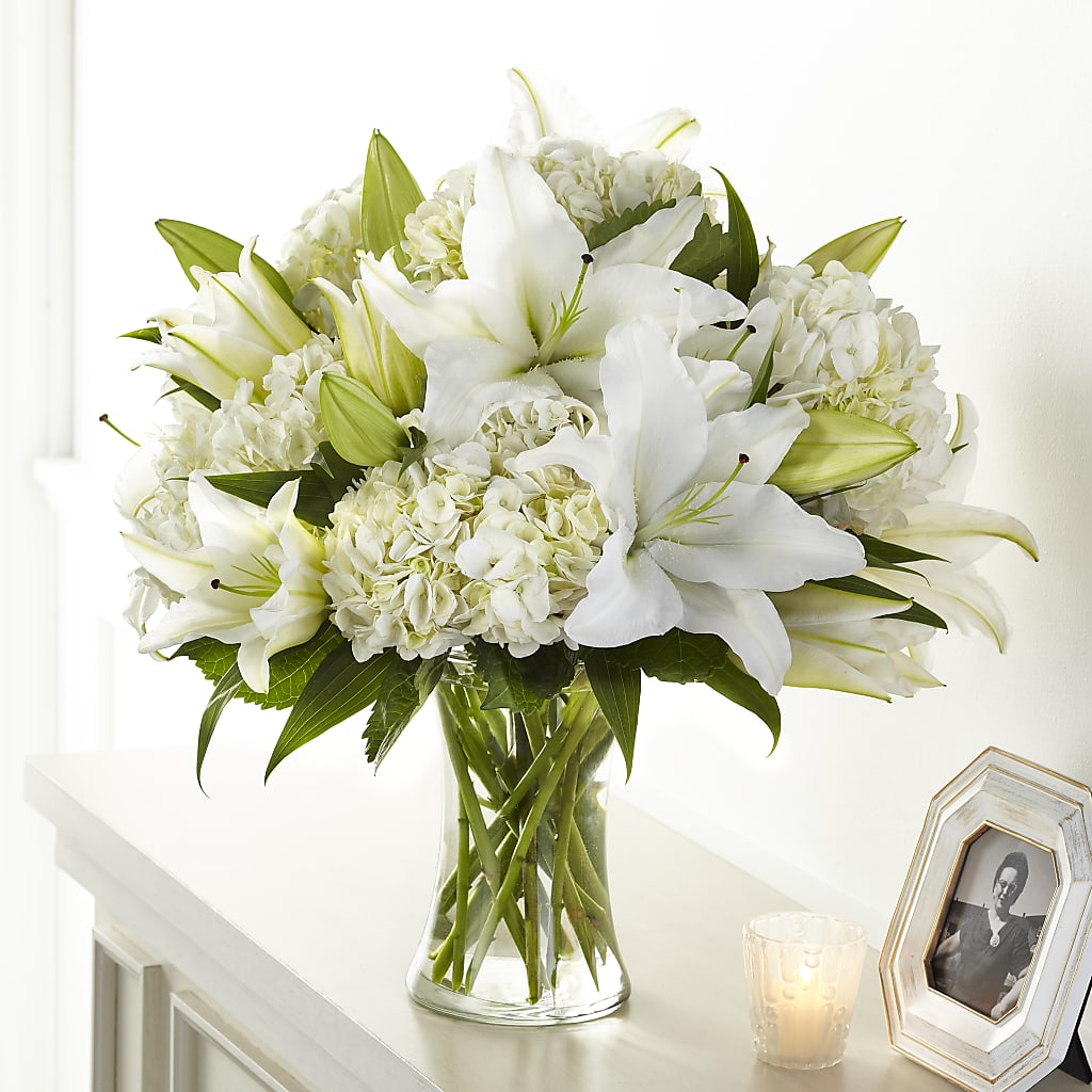Compassionate Lily Bouquet – VIVA'S FLOWER SHOP, Framingham MA