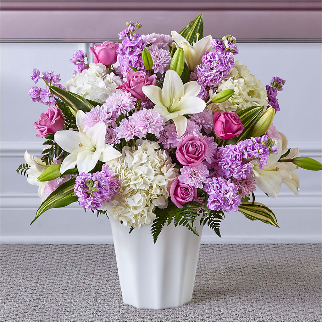 Heaven Sent Floor Basket – VIVA'S FLOWER SHOP, Framingham MA
