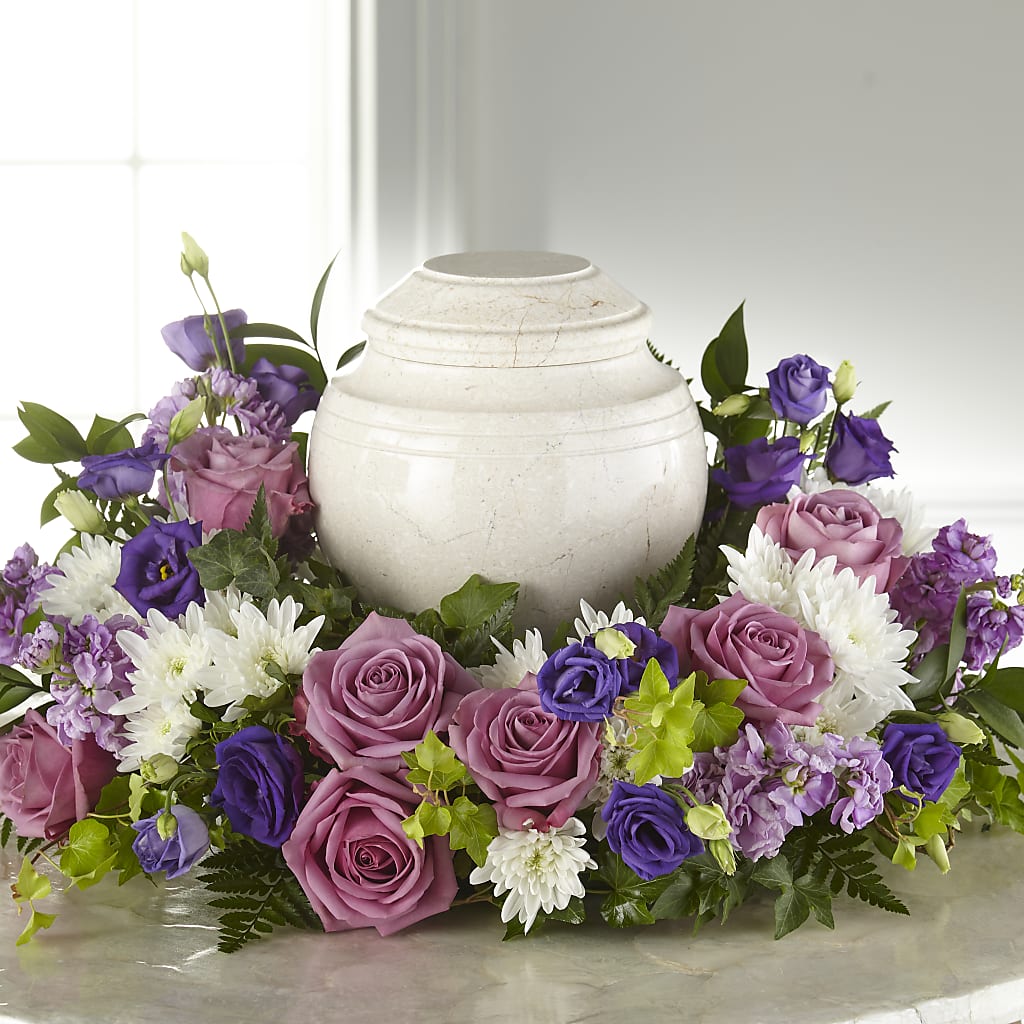 Blooming Sympathy Cremation Adornment – VIVA'S FLOWER SHOP, Framingham MA
