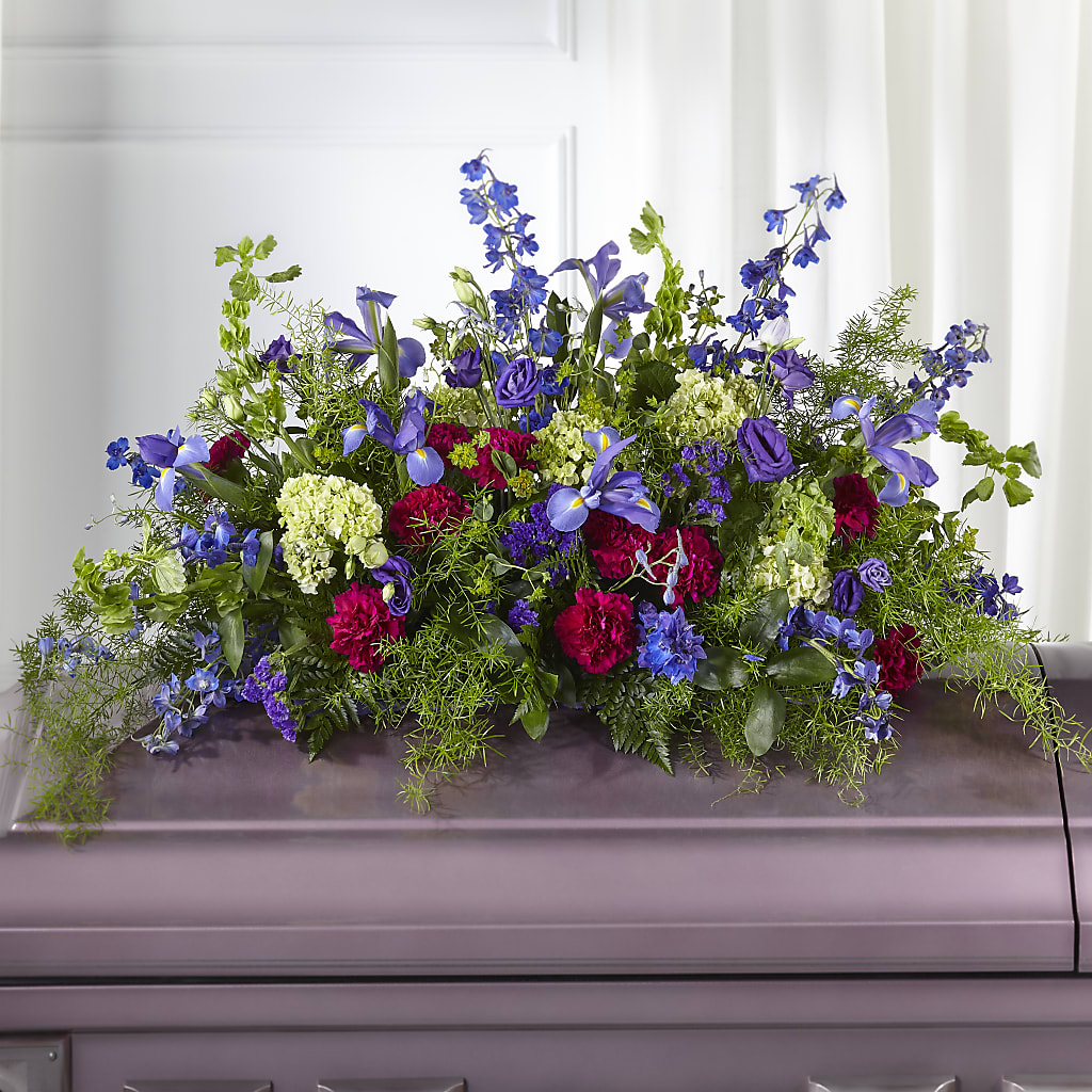 Always Treasured Casket Spray – VIVA'S FLOWER SHOP, Framingham MA