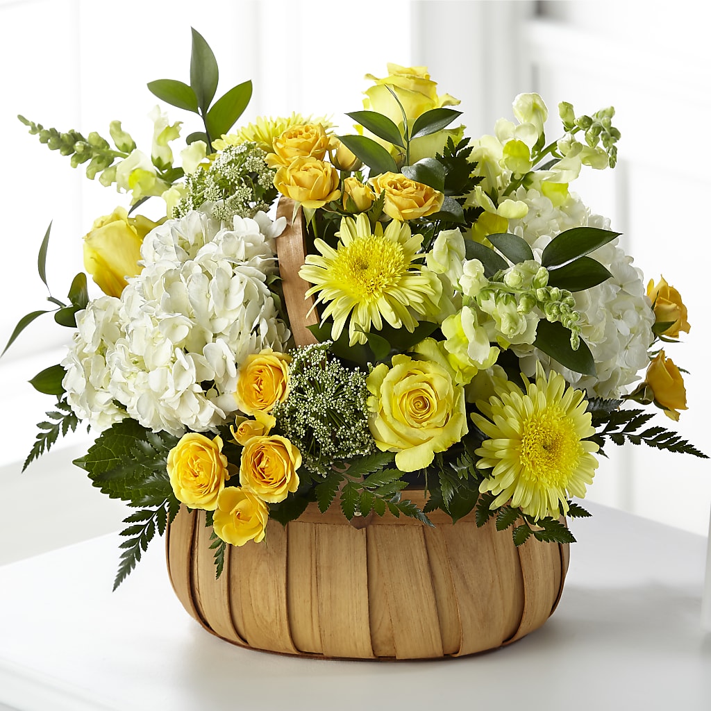 Rustic Remembrance Basket – VIVA'S FLOWER SHOP, Framingham MA