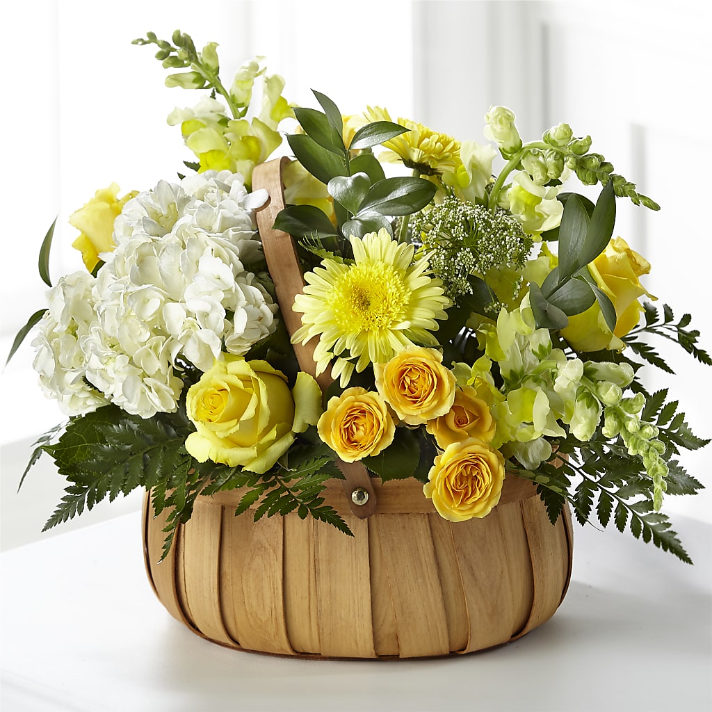 Rustic Remembrance Basket – VIVA'S FLOWER SHOP, Framingham MA