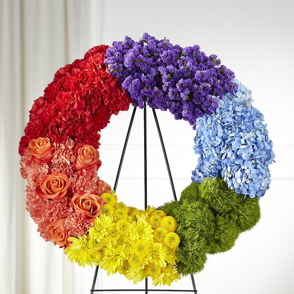 Circle of Love Wreath – VIVA'S FLOWER SHOP, Framingham MA