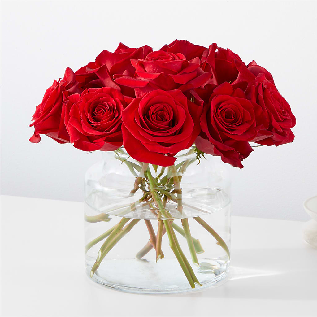 Cupid's Embrace Red Rose Bouquet – VIVA'S FLOWER SHOP, Framingham MA
