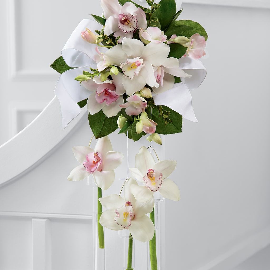 Perfect Entrance Pew Arrangement – VIVA'S FLOWER SHOP, Framingham MA