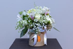 White Petite Bouquet – VIVA'S FLOWER SHOP, Framingham MA