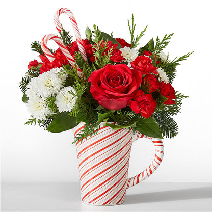 Peppermint Swirl Mug – VIVA'S FLOWER SHOP, Framingham MA
