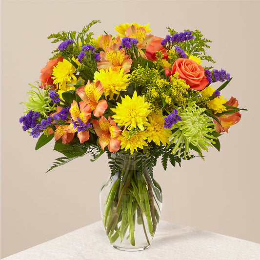 Marmalade Skies Bouquet – VIVA'S FLOWER SHOP, Framingham MA