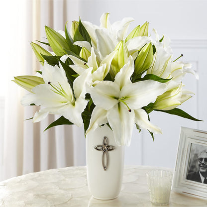 Faithful Blessings Bouquet – VIVA'S FLOWER SHOP, Framingham MA