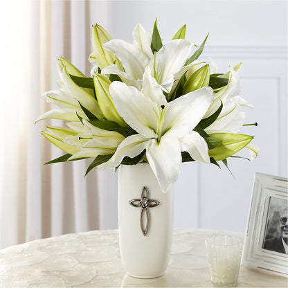 Faithful Blessings Bouquet – VIVA'S FLOWER SHOP, Framingham MA