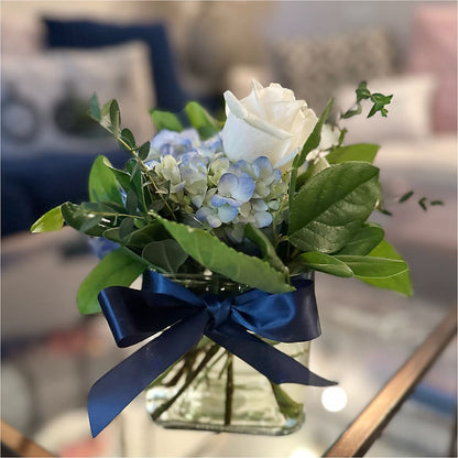 Sky Blue Delight Bouquet – VIVA'S FLOWER SHOP, Framingham MA