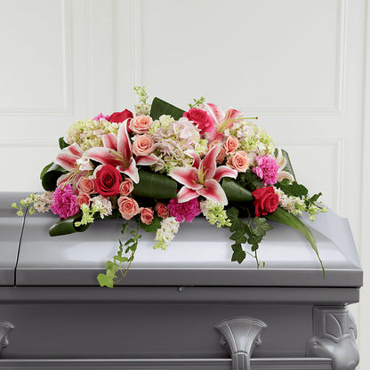 Splendid Grace Casket Spray – VIVA'S FLOWER SHOP, Framingham MA