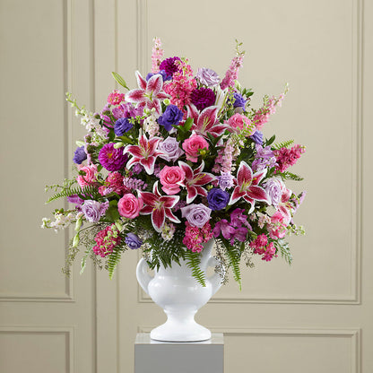 Peaceful Tribute Arrangement – VIVA'S FLOWER SHOP, Framingham MA