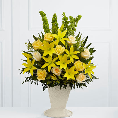 Golden Memories Arrangement – VIVA'S FLOWER SHOP, Framingham MA