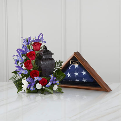 Patriotic Tribute Arrangement – VIVA'S FLOWER SHOP, Framingham MA