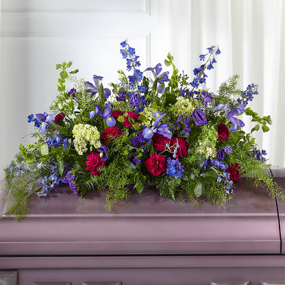 Always Treasured Casket Spray – VIVA'S FLOWER SHOP, Framingham MA