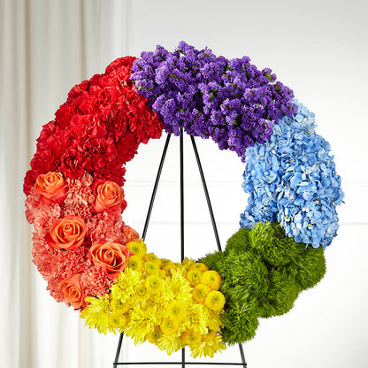 Circle of Love Wreath – VIVA'S FLOWER SHOP, Framingham MA