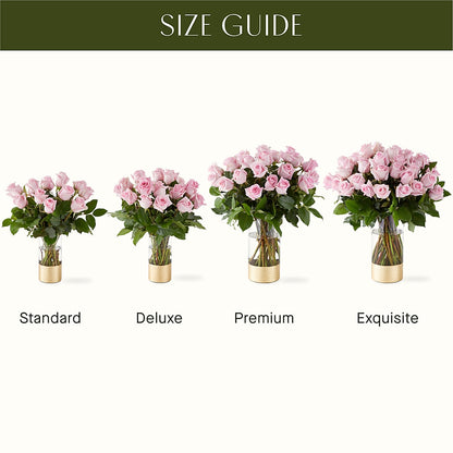 Picture Perfect Pink Rose Bouquet – VIVA'S FLOWER SHOP, Framingham MA